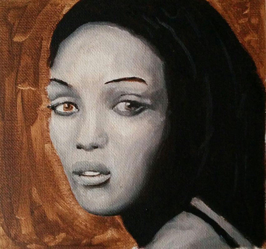 Portrait gray layer