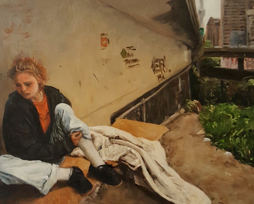 Homeless Seattle woman