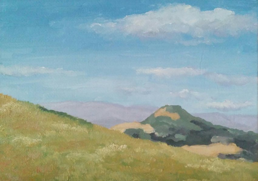 Californian scene background
