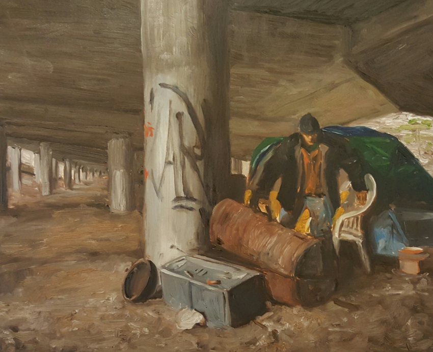 Under the bridge