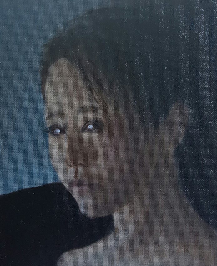 Woman in shadows second layer