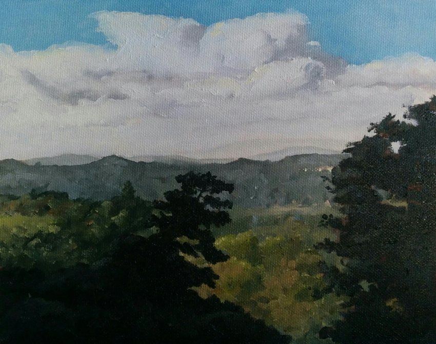 Bay area valley view