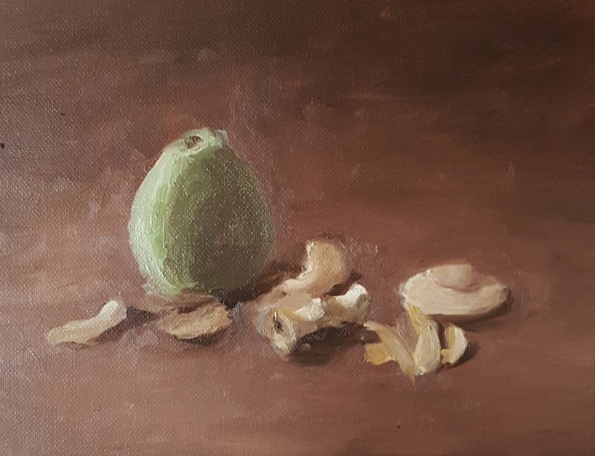 Pear and apple peal
