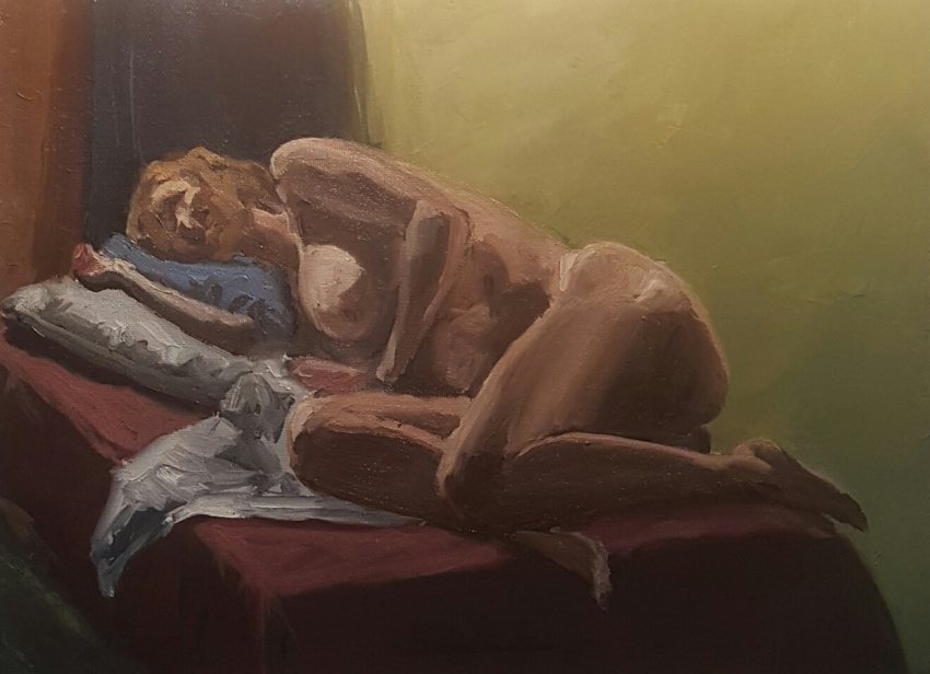 Nude color study