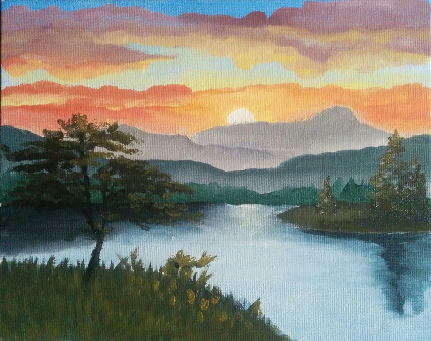 Sunset landscape