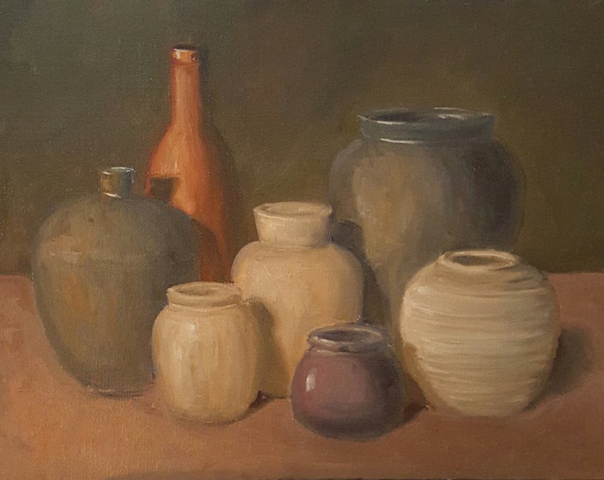 Seven pots