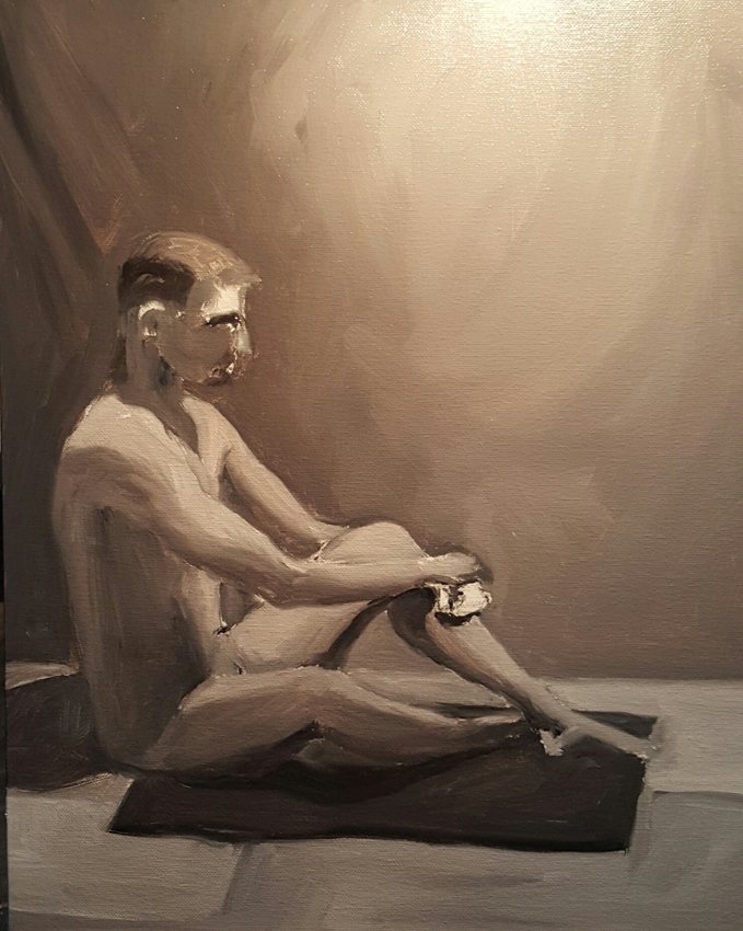 Male nude underlayer